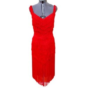 Vintage Red Flapper Dress Dovizia by Jane McCartney